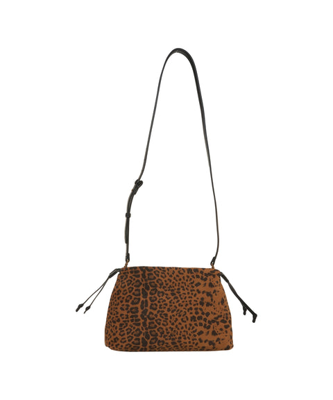 Mini Clutch mit Animal-Print