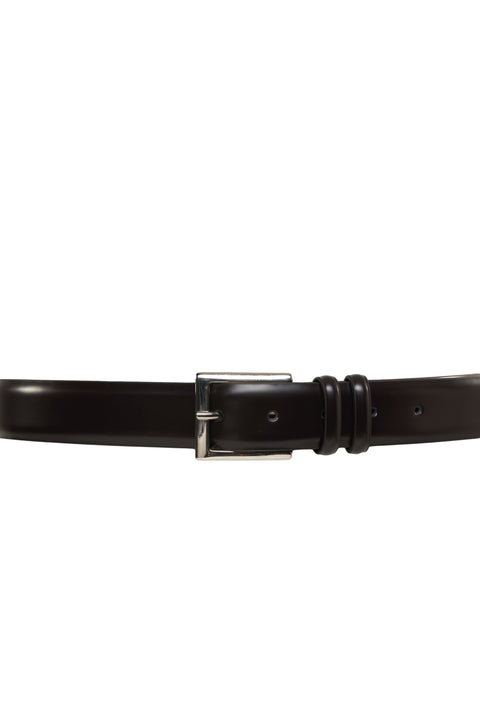 Cintura in pelle liscia