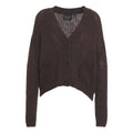 Cardigan in maglia con scollo a V