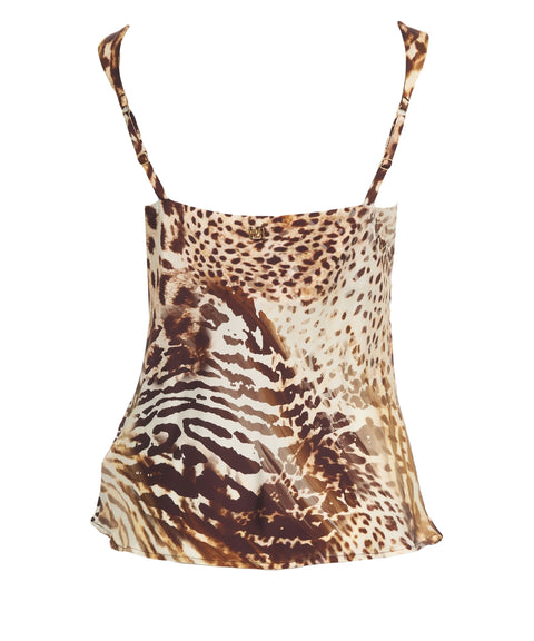 Top mit Animal-Print