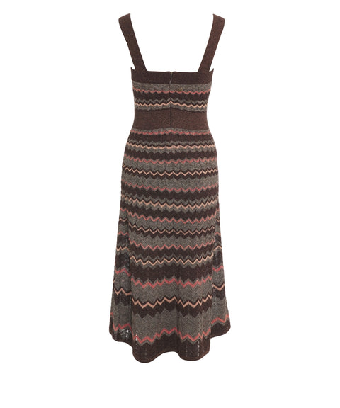 Knit maxi dress