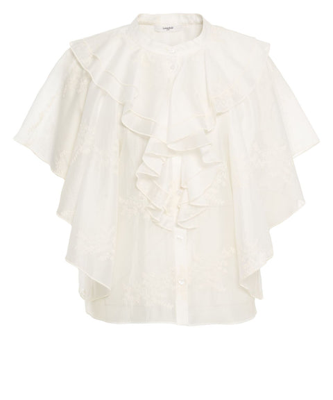 Blusa con rouches 'Tara'