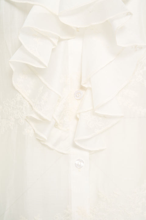 Blusa con rouches 'Tara'