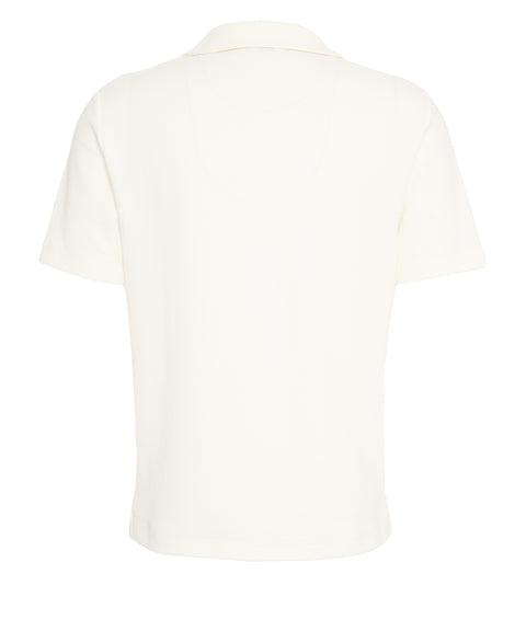 Polo skipper in piqué