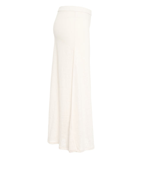 Midirock aus Leinengemisch