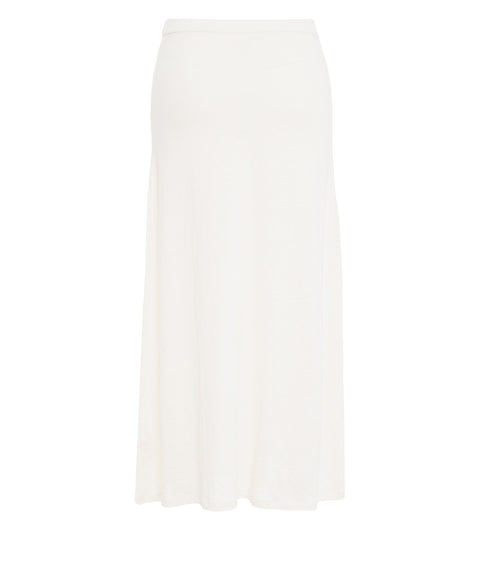 Midirock aus Leinengemisch