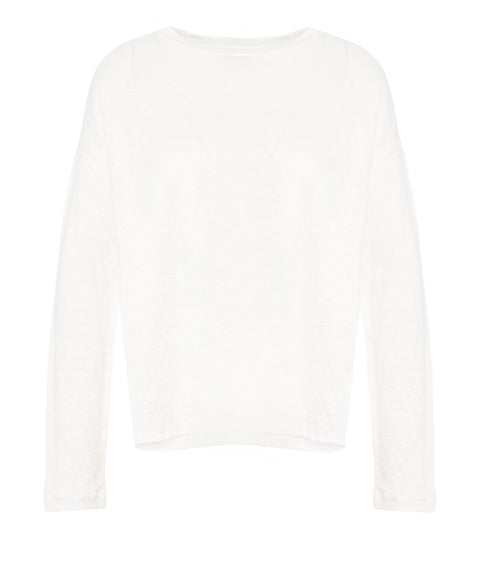 Langarmshirt aus Leinen