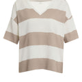 T-Shirt aus Baumwoll-Leinengemisch