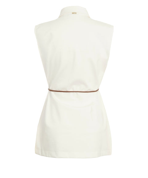 Vest with waist belt