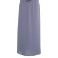 Satin midi skirt