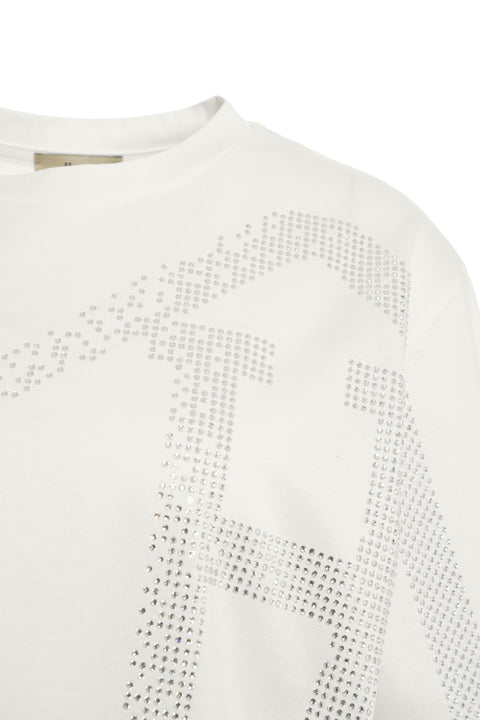T-shirt with rhinestones