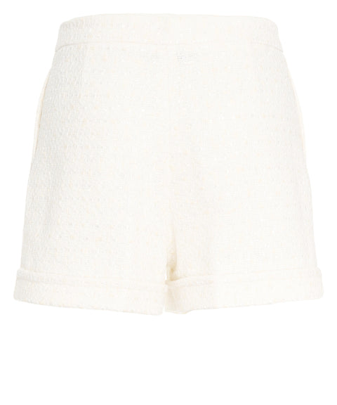 Shorts in tweed