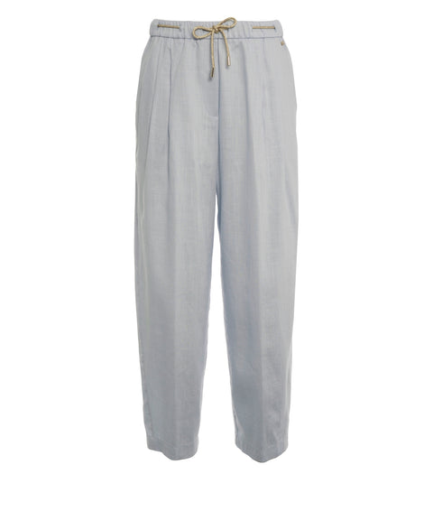 Pantaloni in misto lino