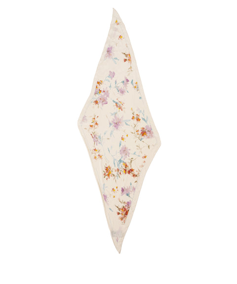 Foulard con stampa floreale