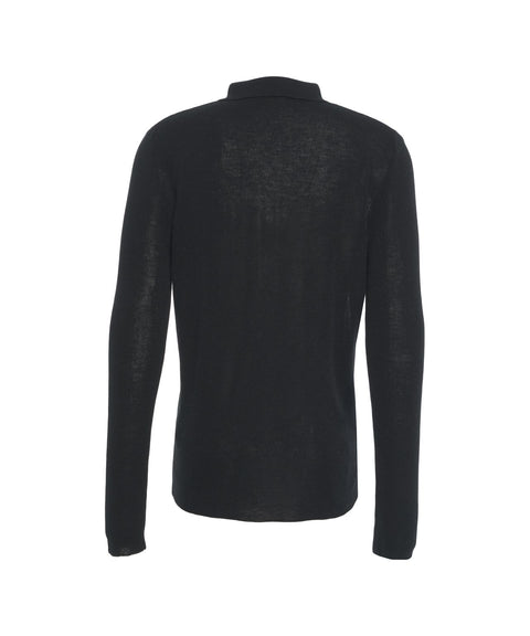 Maglione con colletto polo