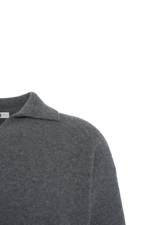 Maglione con colletto polo