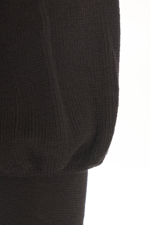 Strickpullover mit Puffärmeln