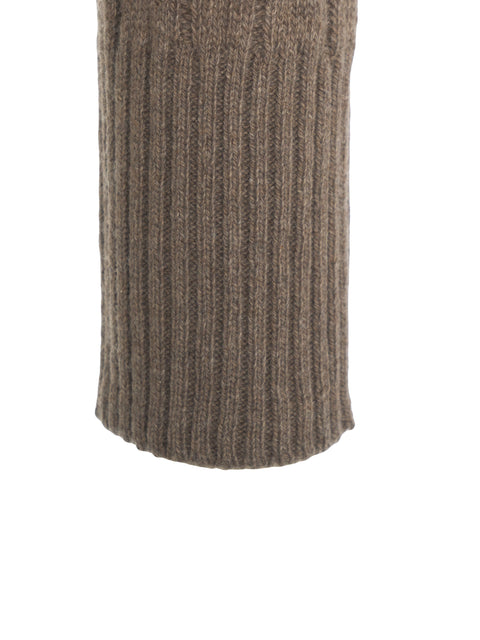 Maglione con motivo a trecce