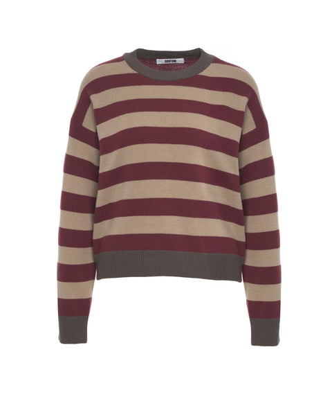 Maglione a righe