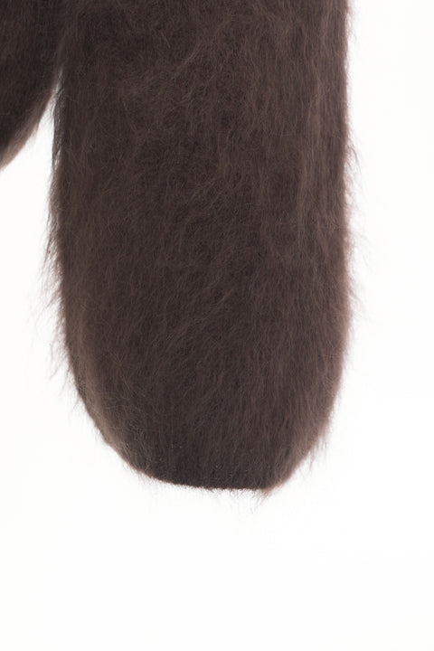 Cardigan with waist belt