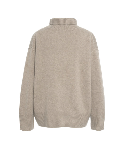 Cashmere turtleneck sweater