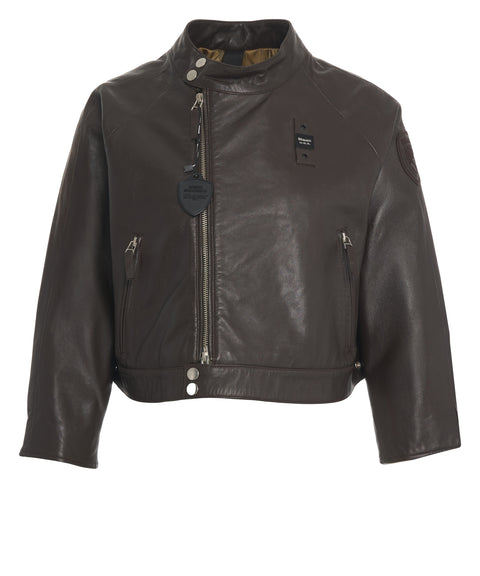 Giacca in pelle 'Lorette'