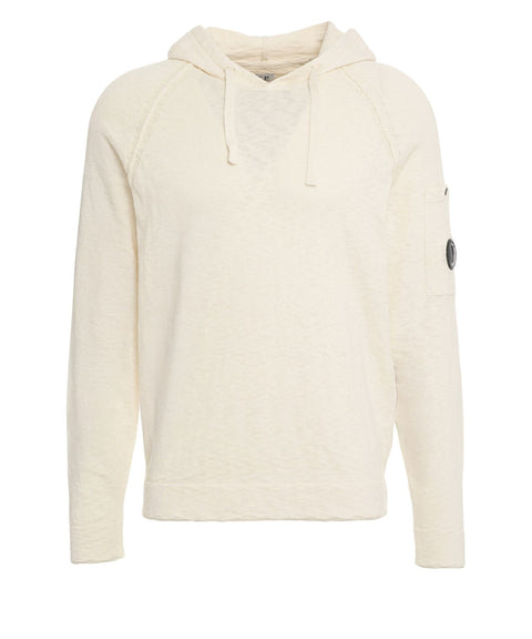 Felpa con cappuccio in maglia