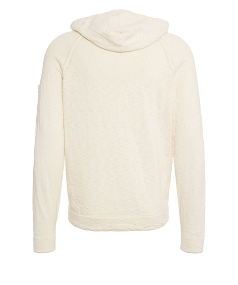 Felpa con cappuccio in maglia