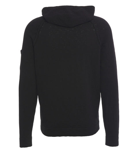 Felpa con cappuccio in maglia