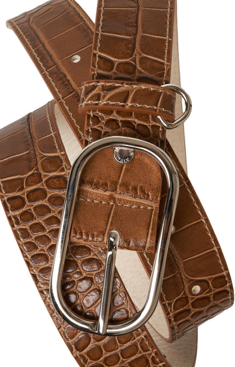 Belt in croco look