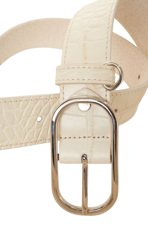 Cintura con effetto crocco