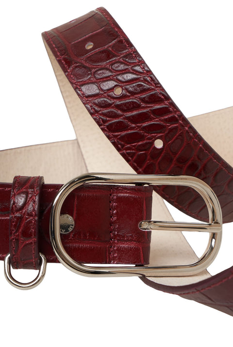 Cintura con effetto crocco