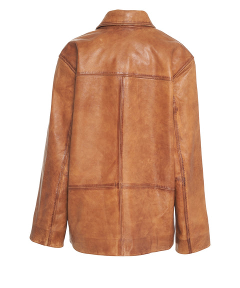 Leather jacket 'Marina'