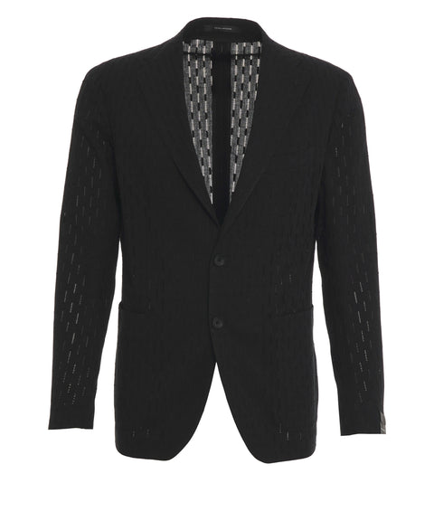 Blazer aus Baumwollgemisch
