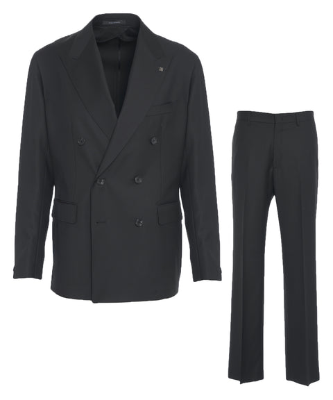 Abito doppiopetto in lana vergine