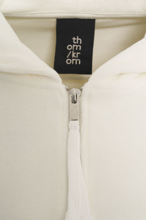 Felpa con cappuccio in spugna