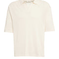 Cotton blend skipper polo