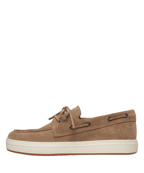 Scarpe da barca scamosciate