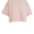 Cropped cotton t-shirt