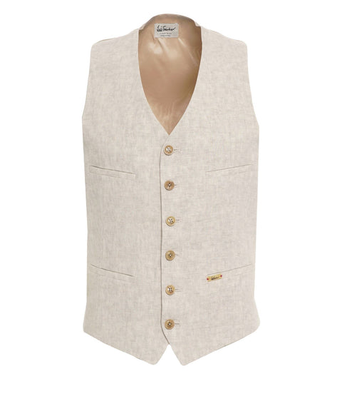 Gilet in lino 'Lusebastian'