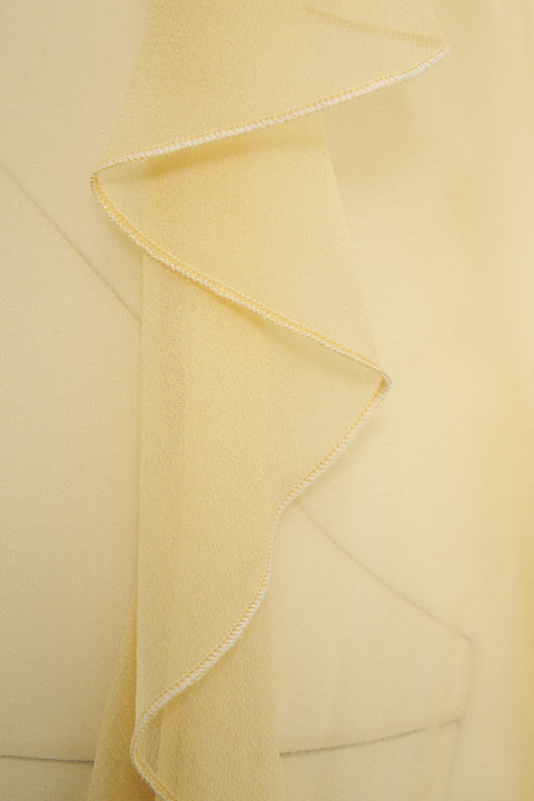 Blusa in seta con ruches