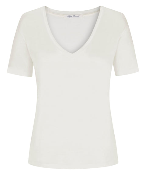 T-Shirt aus Seide 'Faun'