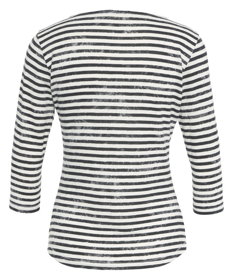 Gestreiftes T-Shirt 'Elsa'