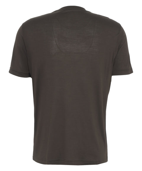 T-shirt in seta 'Enno'