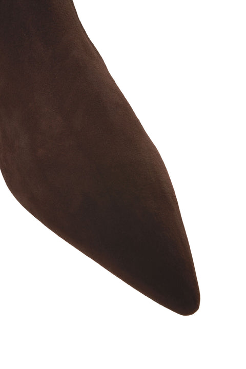 Stivaletti in pelle scamosciata