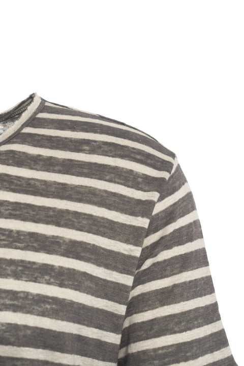 T-shirt in lino 'Elias'