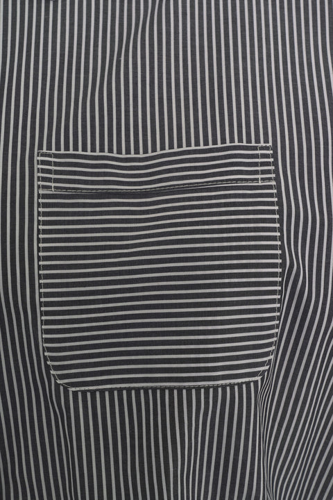 Blusa cropped a righe