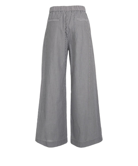 Pantaloni con motivo micro vichy