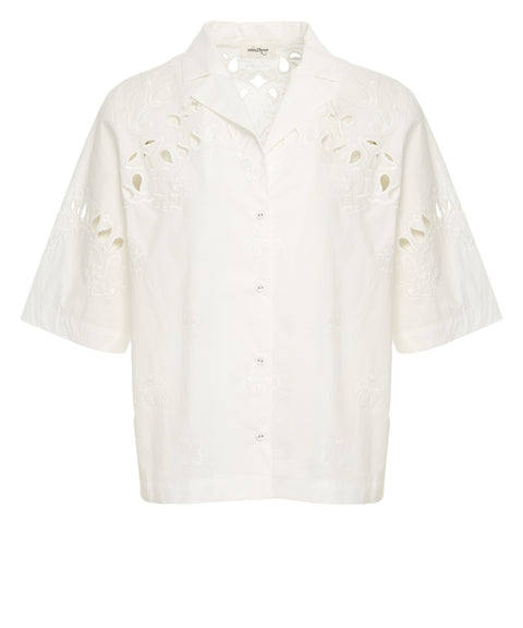 Camicetta con motivo floreale