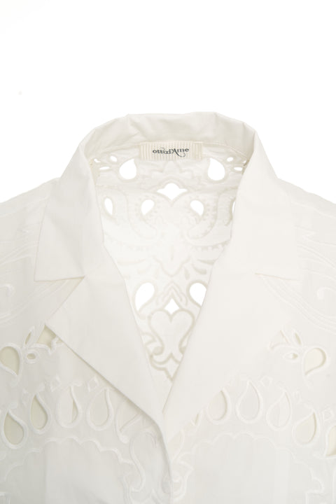 Camicetta con motivo floreale